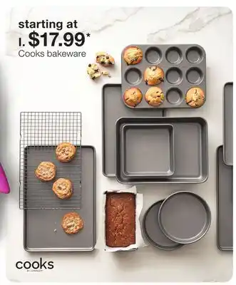 JC Penney Cooks bakeware offer