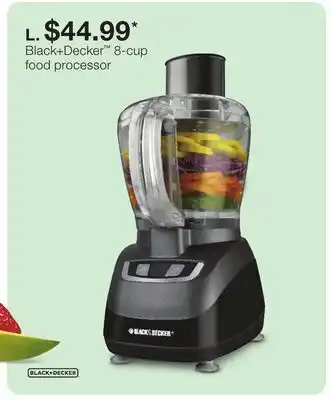 JC Penney Black+decker 8-cup food processor offer