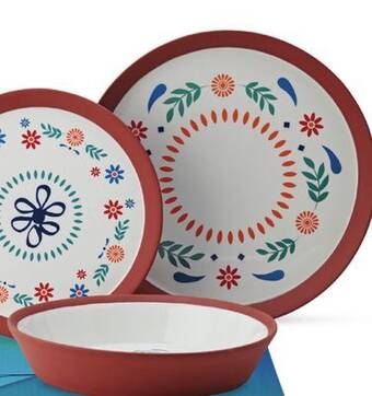 JC Penney 12-pc. dinnerware set offer