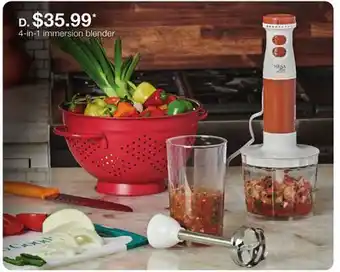 JC Penney Mesa mia 4-in-1 immersion blender offer