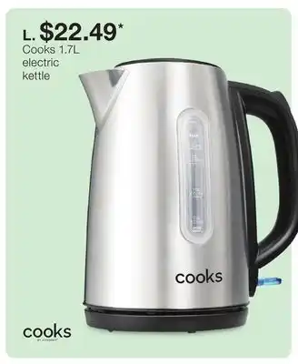 JC Penney Cooks 1.7l electric kettle offer