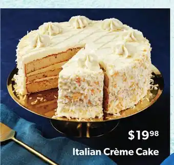 Sam's Club Italian crème cake offer