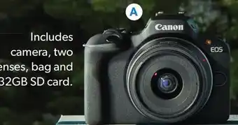 Sam's Club Canon mirrorless r100 camera bundle offer