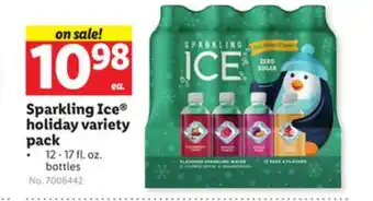 Lidl Sparkling ice holiday variety pack offer