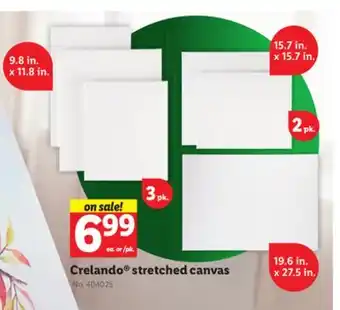 Crelando stretched canvas