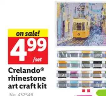 Lidl Crelando rhinestone art craft kit offer