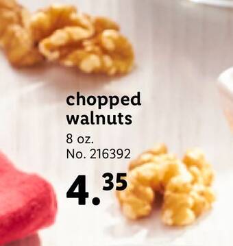 Lidl Chopped walnuts offer