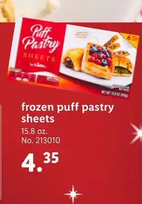 Lidl Frozen puff pastry sheets offer