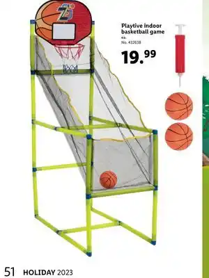 Lidl Playtive indoor basketball game offer