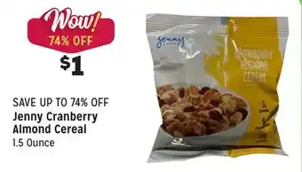 Grocery Outlet Cranberry almond cereal offer