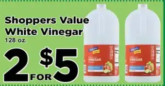 Superior Grocers Shoppers value white vinegar offer