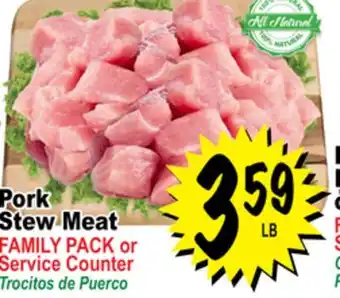 Superior Grocers Pork stew meat offer