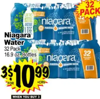 Superior Grocers 32 pack niagara water offer