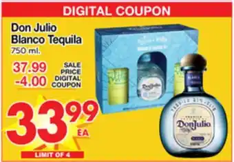 Superior Grocers Don julio blanco tequila offer