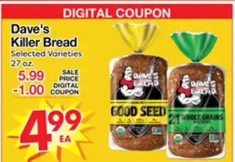 Superior Grocers Dave's killer bread offer