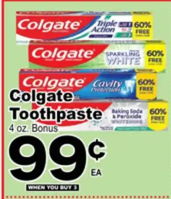 Superior Grocers Colgate toothpaste offer