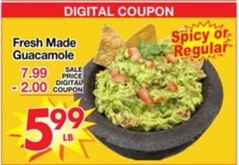 Superior Grocers Spicy regular fresh made guacamole offer