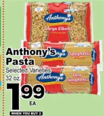 Superior Grocers Anthony's pasta offer