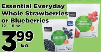 Superior Grocers Essential everyday whole strawberries or blueberries offer