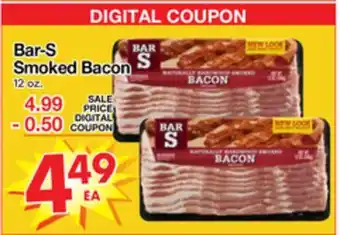 Superior Grocers Bar-s smoked bacon offer