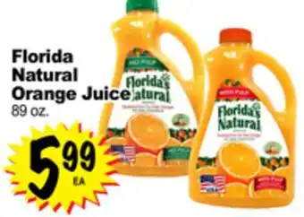 Superior Grocers Florida natural orange juice offer
