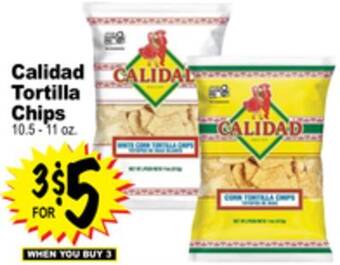 Superior Grocers Calidad tortilla chips offer