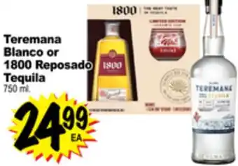 Superior Grocers Teremana blanco or 1800 reposado tequila offer