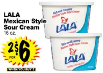 Superior Grocers Lala mexican style sour cream offer