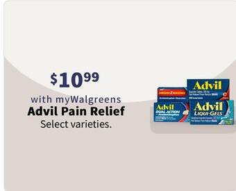 Walgreens Advil pain relief offer