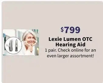 Walgreens Lexie lumen otc hearing aid offer