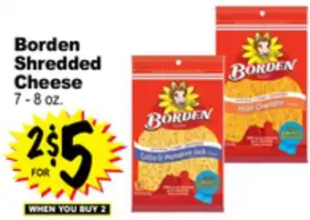 Superior Grocers Borden shredded cheese offer