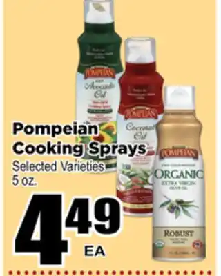 Superior Grocers Pompeian cooking sprays offer
