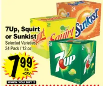 Superior Grocers 7up, squirt or sunkist offer