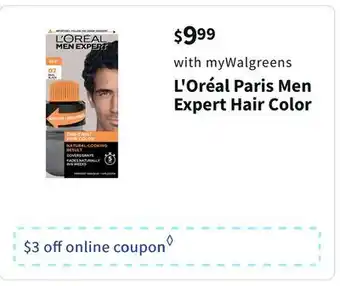 Walgreens L'oreal paris men expert hair color offer