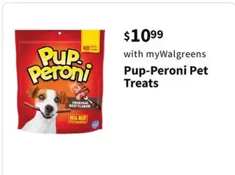 Walgreens Pup-peroni pet treats offer