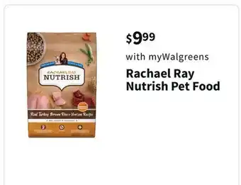 Walgreens Rachael ray nutrish pet food offer