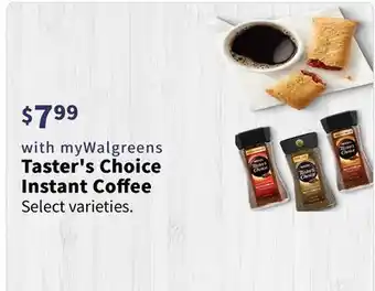 Walgreens Taster's choice instant coffee offer