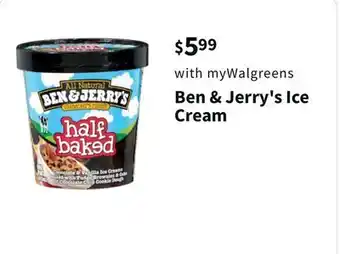 Walgreens Ben & jerry's ice cream offer