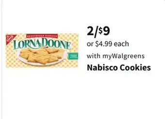 Walgreens Nabisco cookies offer