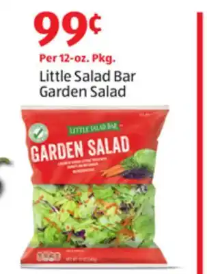 Aldi Little salad bar garden salad offer