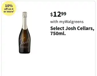 Walgreens Select josh cellars, 750ml offer