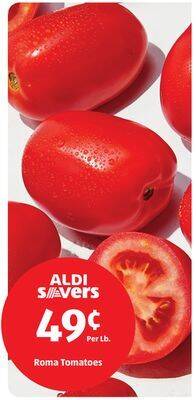 Aldi Roma tomatoes offer