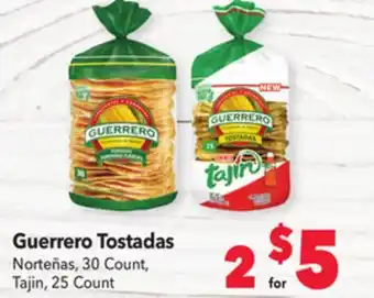 Vallarta Supermarkets Guerrero tostadas offer