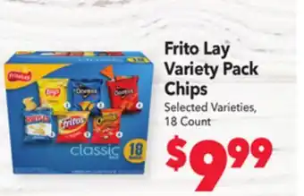 Vallarta Supermarkets Frito lay variety pack chips offer