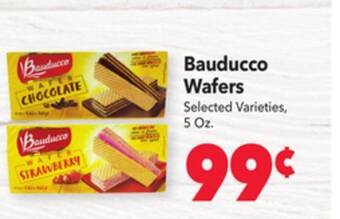 Vallarta Supermarkets Bauducco wafers offer