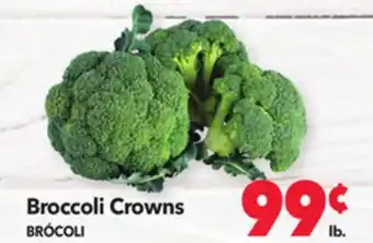 Vallarta Supermarkets Broccoli crowns/brócoli offer