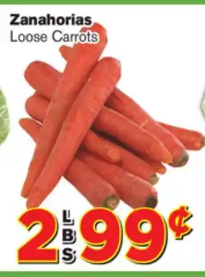 El Super Fresh Loose carrots offer
