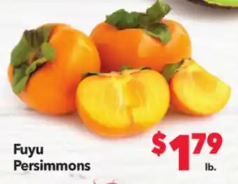 Vallarta Supermarkets Fuyu persimmons offer