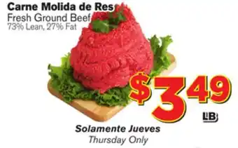 El Super Fresh Fresh ground beef offer