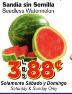 El Super Fresh Seedless watermelon offer